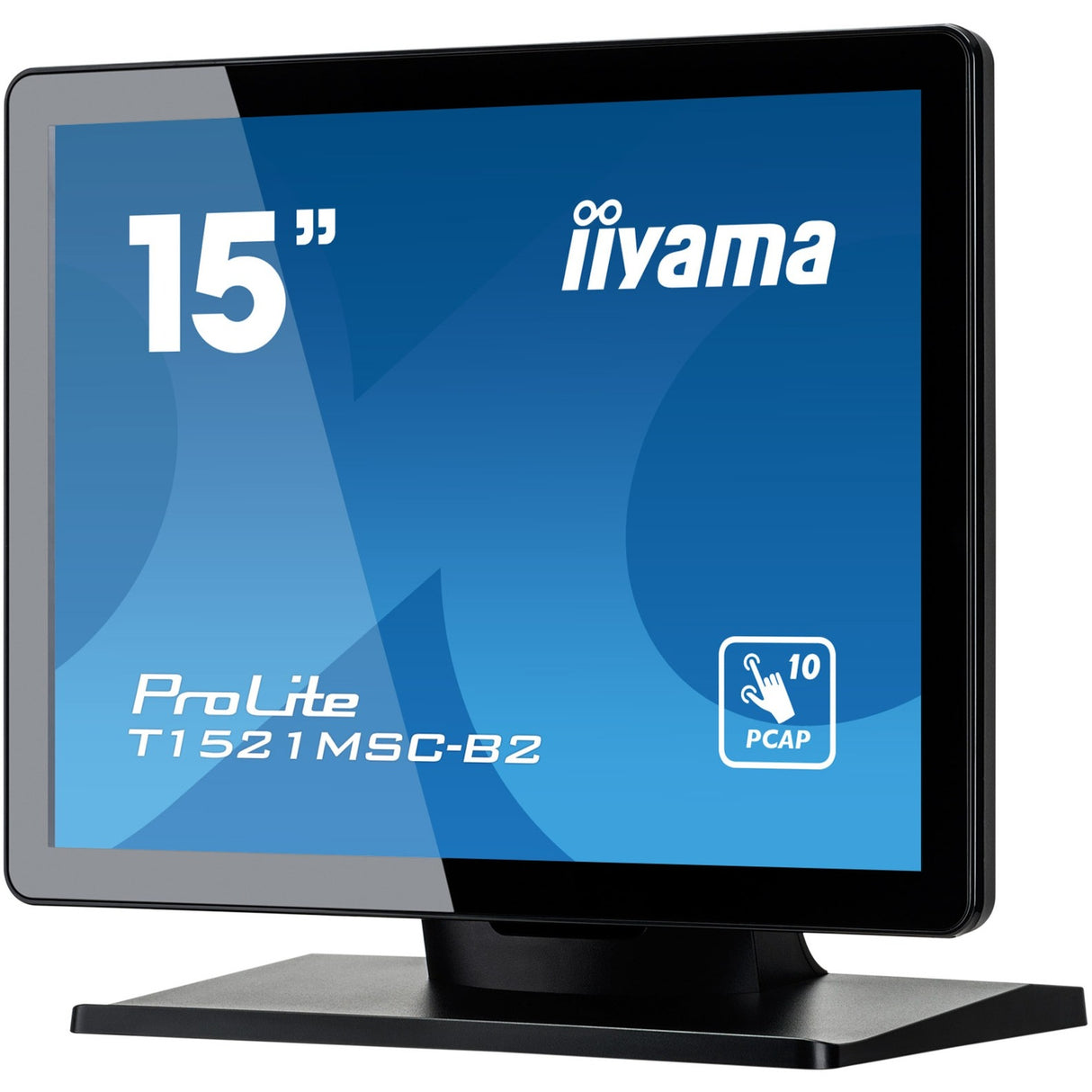 Iiyama Prolite T1521MSC-B2 15 Touchscreen-Monitor (schwarz, HDMI, VGA, USB-B)