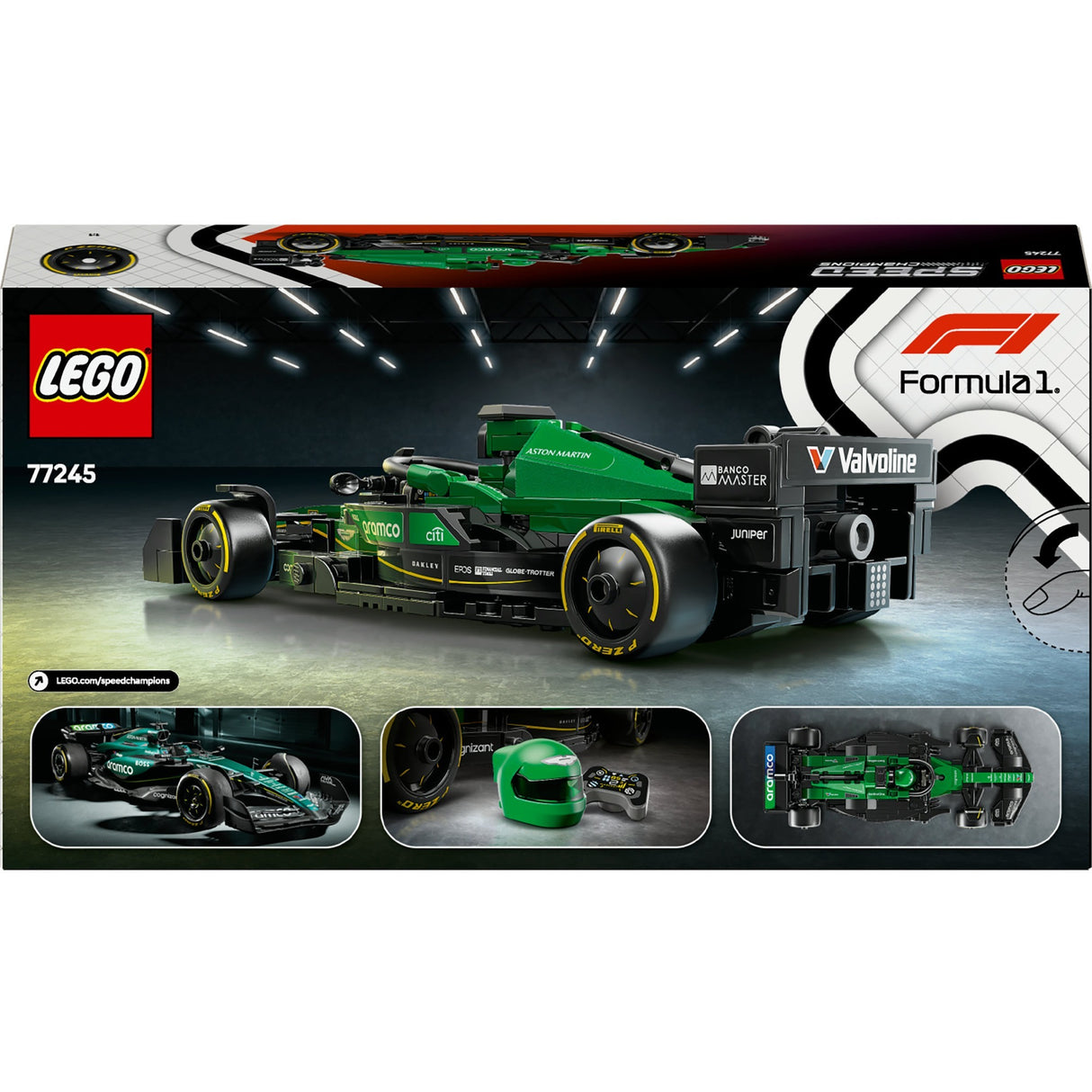 Lego 77245 Speed Champions Aston Martin Aramco F1 AMR24 Rennwagen