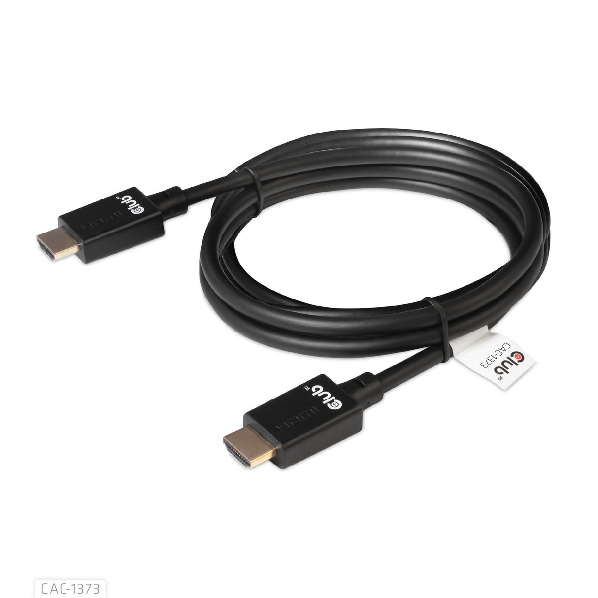 Club 3D Ultra-High-Speed-HDMI-2.1-zertifiziertes Kabel männlich-männlich (schwarz, 3 Meter, 4K 120 Hz, 8K 60 Hz, 48 Gbit/s)