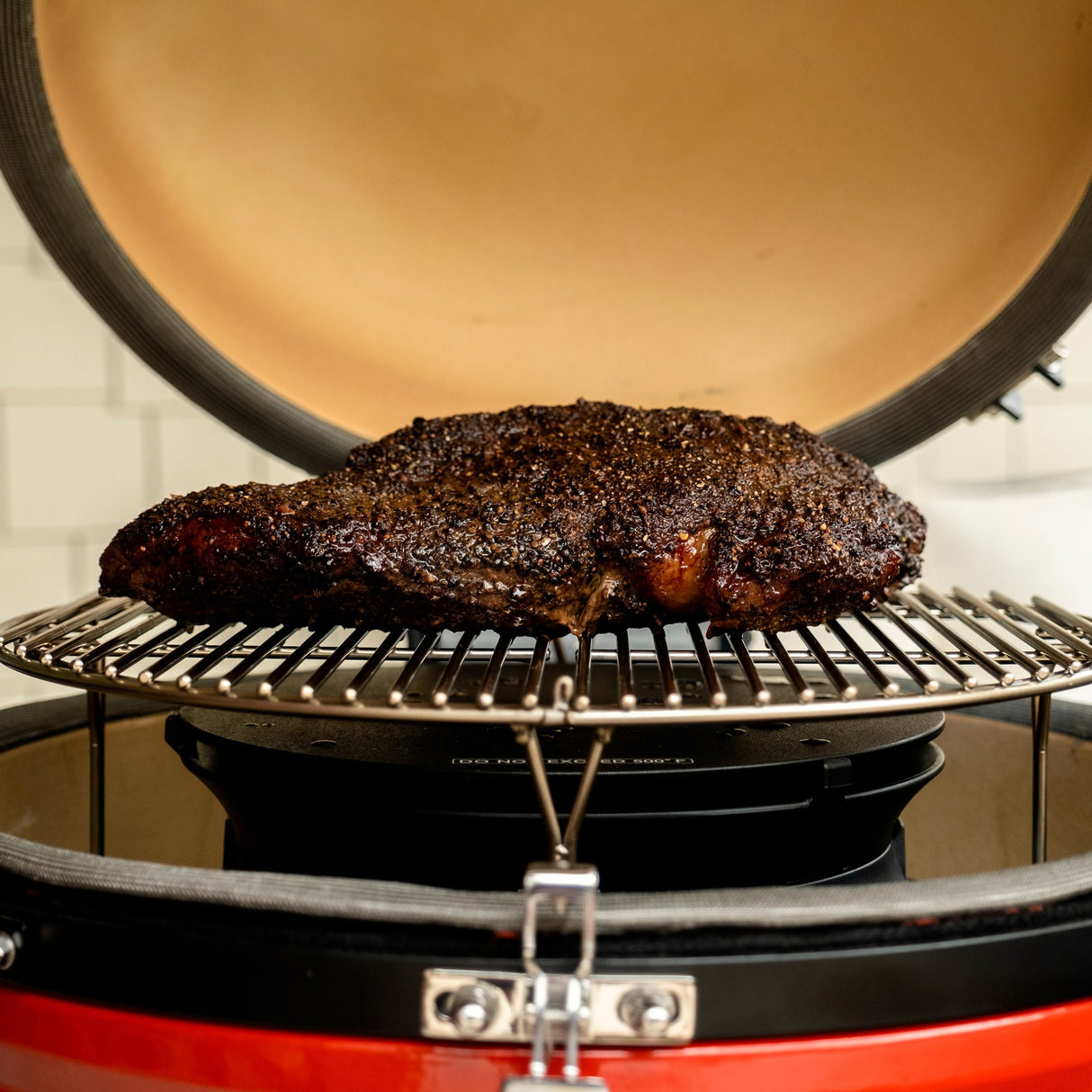 Kamado Joe Slōroller mit Edelstahl -Kochregal für i II
