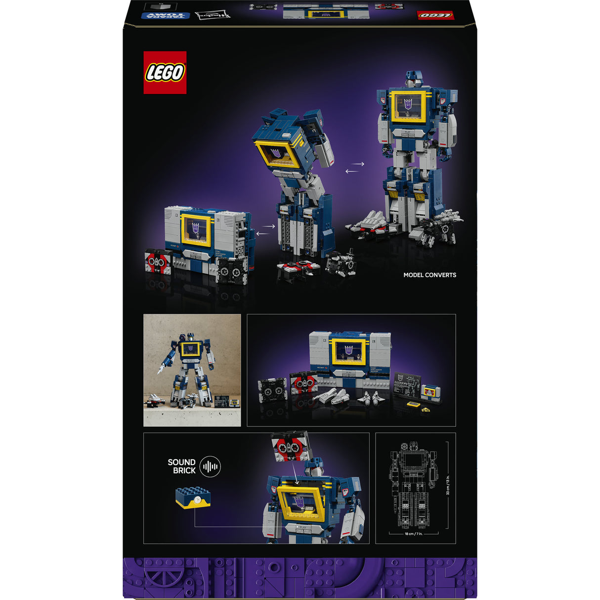 Lego® Icons Transformers: Soundwave – Transformers-Sammlung – 10358