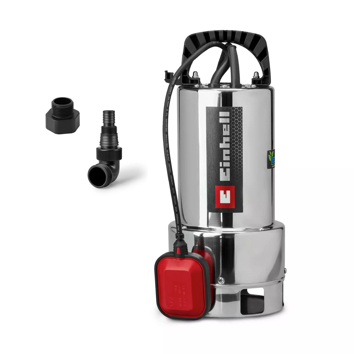 Einhell GC-DP 7035 N Eco Plus Schmutzwasserpumpe (Edelstahl rot)