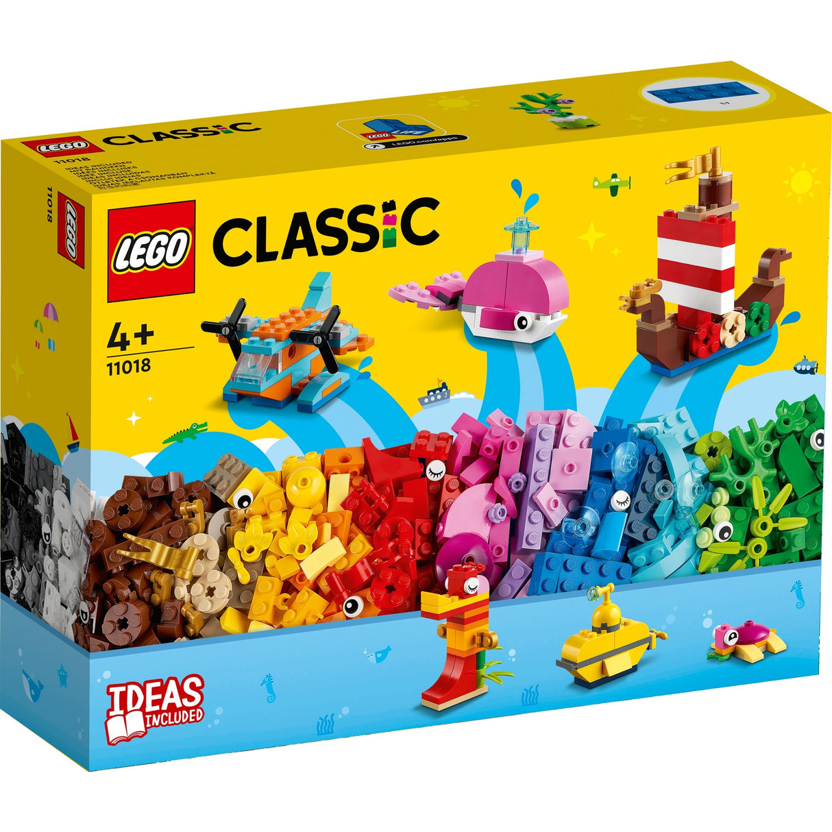 Lego Classic – Kreatives Konstruktionsspielzeug mit Meeresspaß (11018)