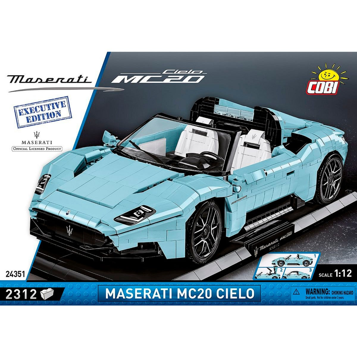 Cobi maserati mc20 cielo - executive edition constructiespeelgoed (schaal 1:12)