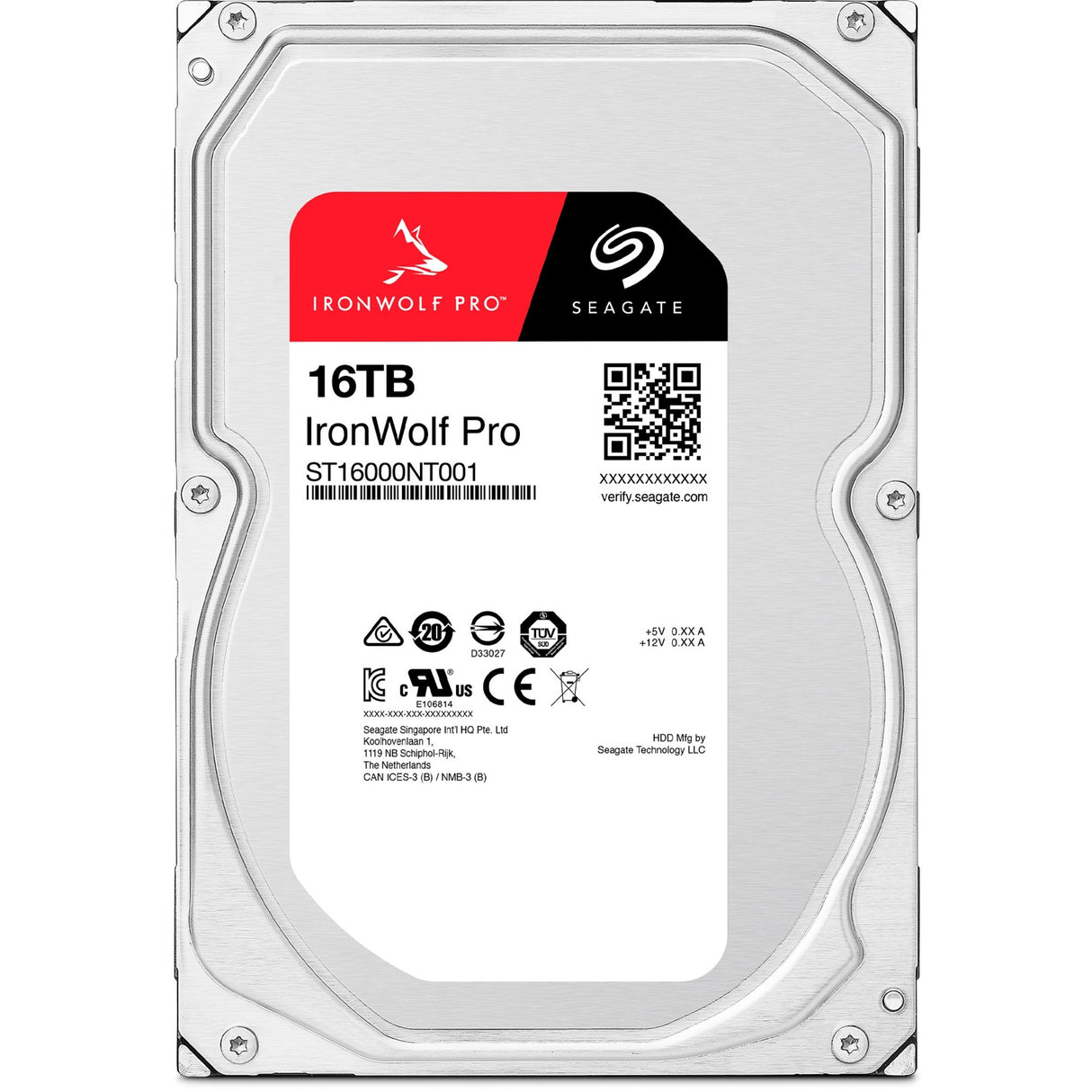 Seagate Ironwolf Pro 16 TB Festplatte (ST16000NT001, SATA 600, 24 7)