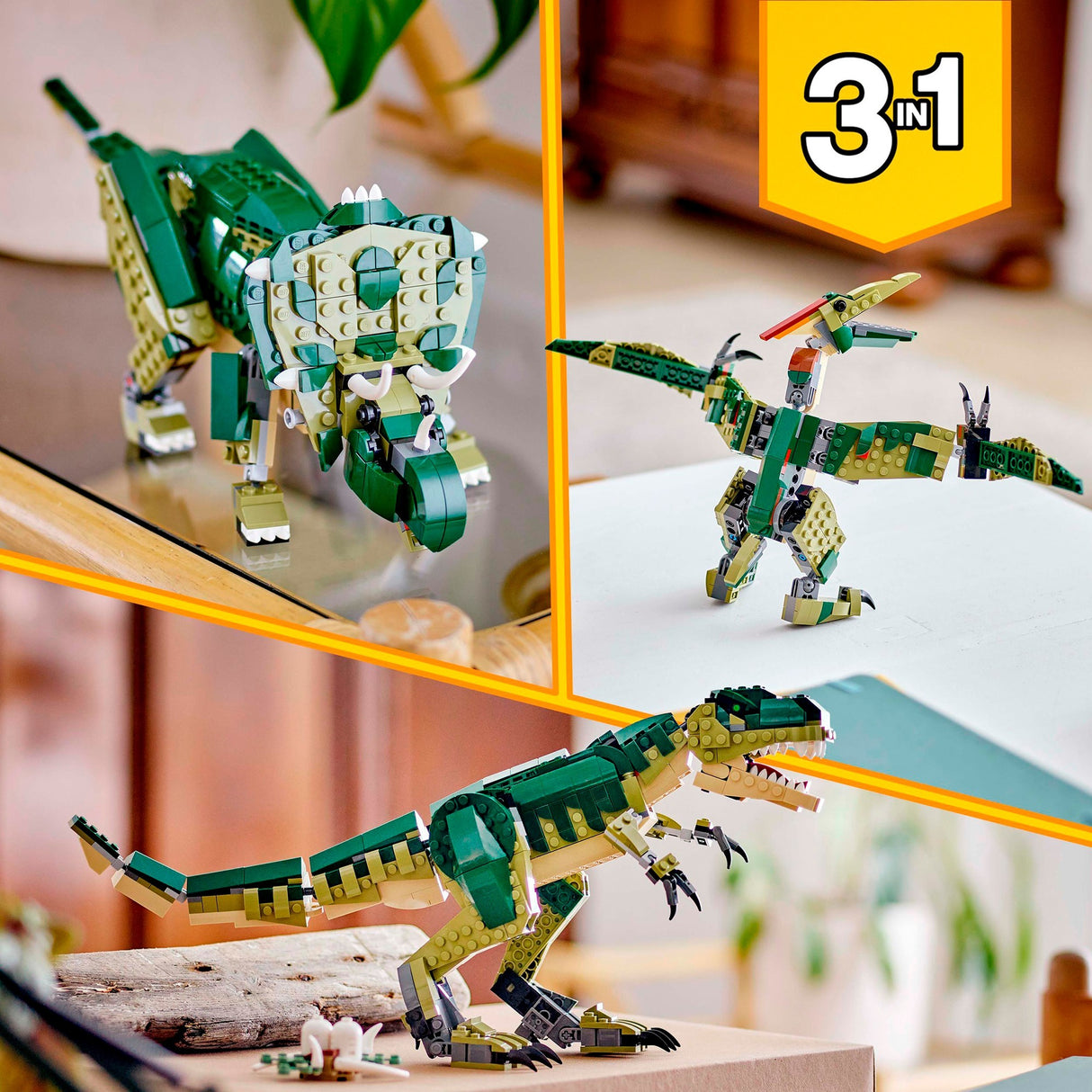 Lego Creator 3in1 t. Rex, Dinosaurier 31151