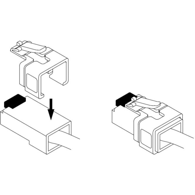 Delock RJ45 Reparaturclip Set 2