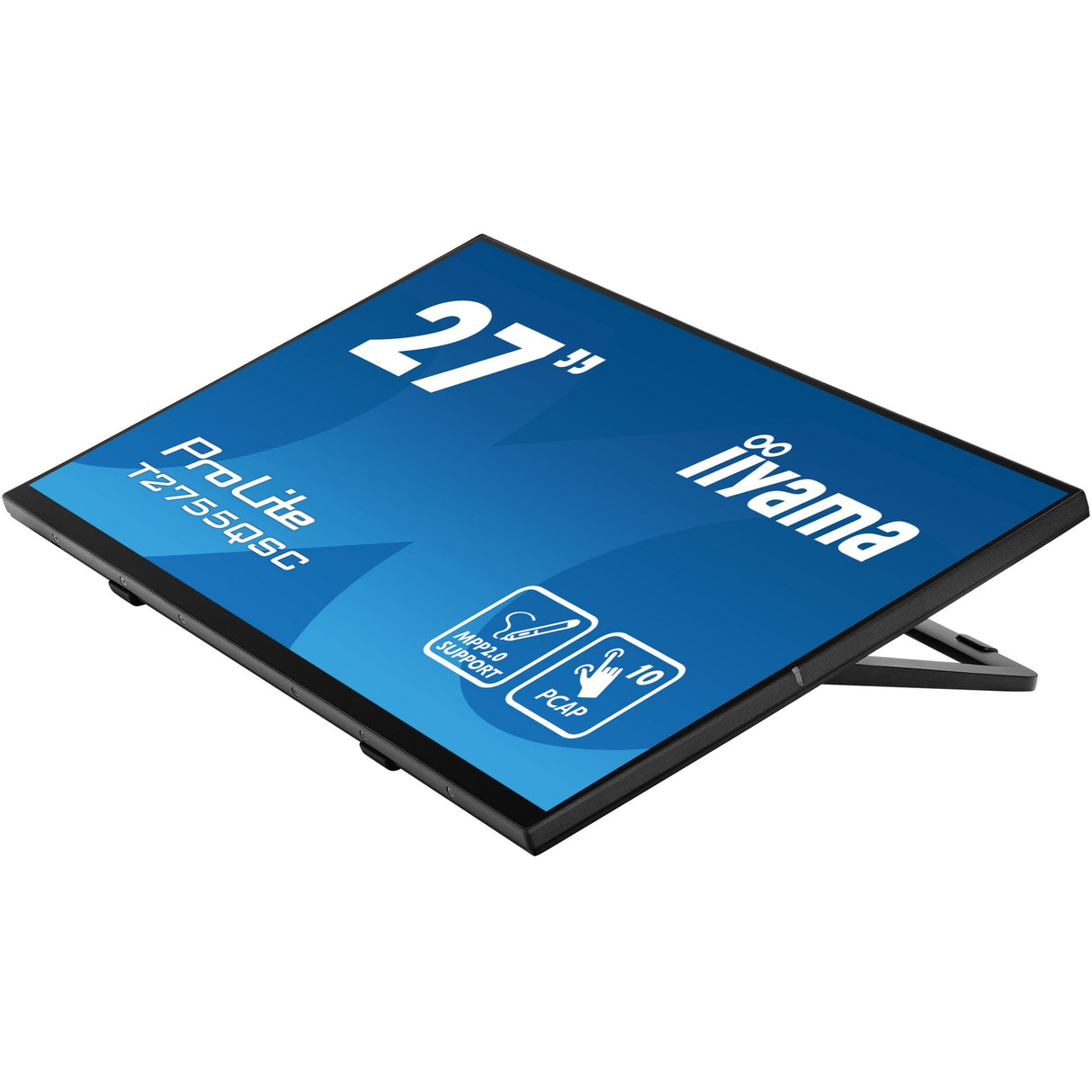 Iiyama Prolite T2755QSC-B1 27 Zoll Touchscreen-Monitor (schwarz, HDMI, Display-Port, 2x USB-A, USB-B)