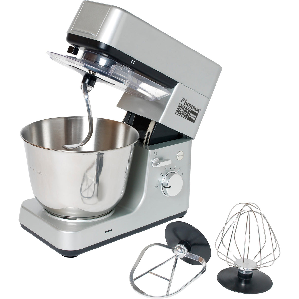 BESTRON AKM1600S 4-in-1-Küchenprozessor Kitchen Profi