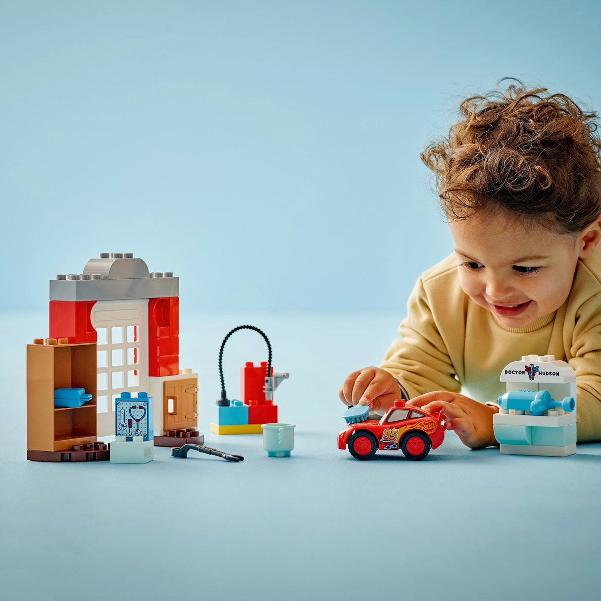 Lego 10456 Duplo Disney McQueens Besuch in der Docs Garage