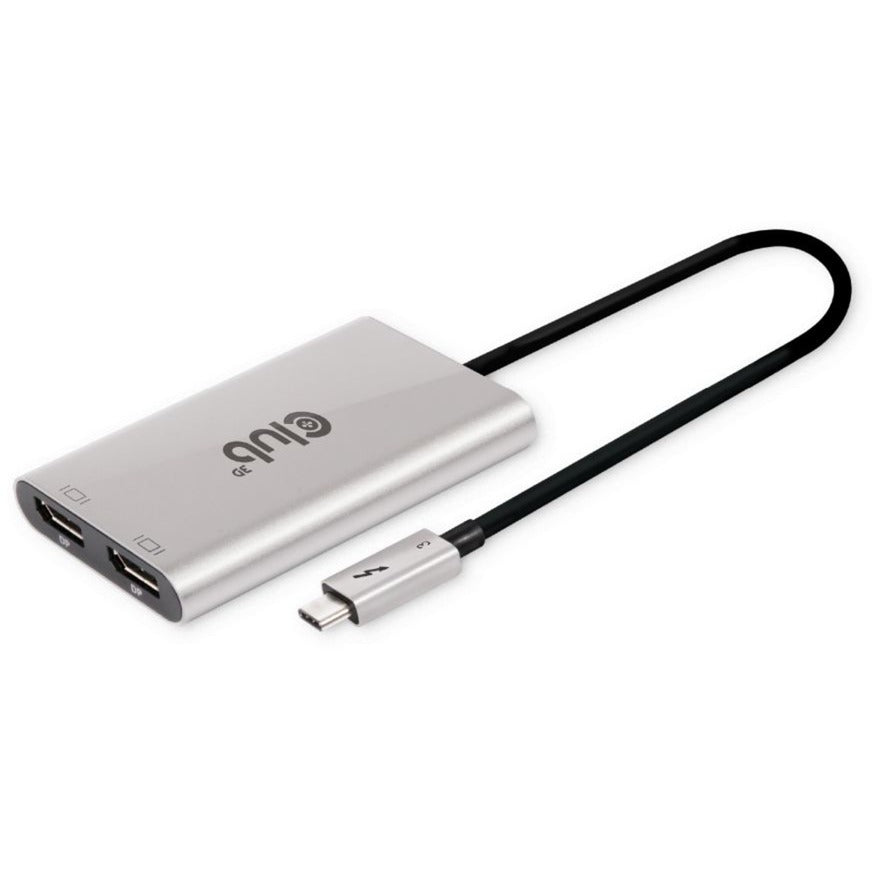 Club 3D Thunderbolt 3 auf Dual-DisplayPort-DisplayPort-Splitter