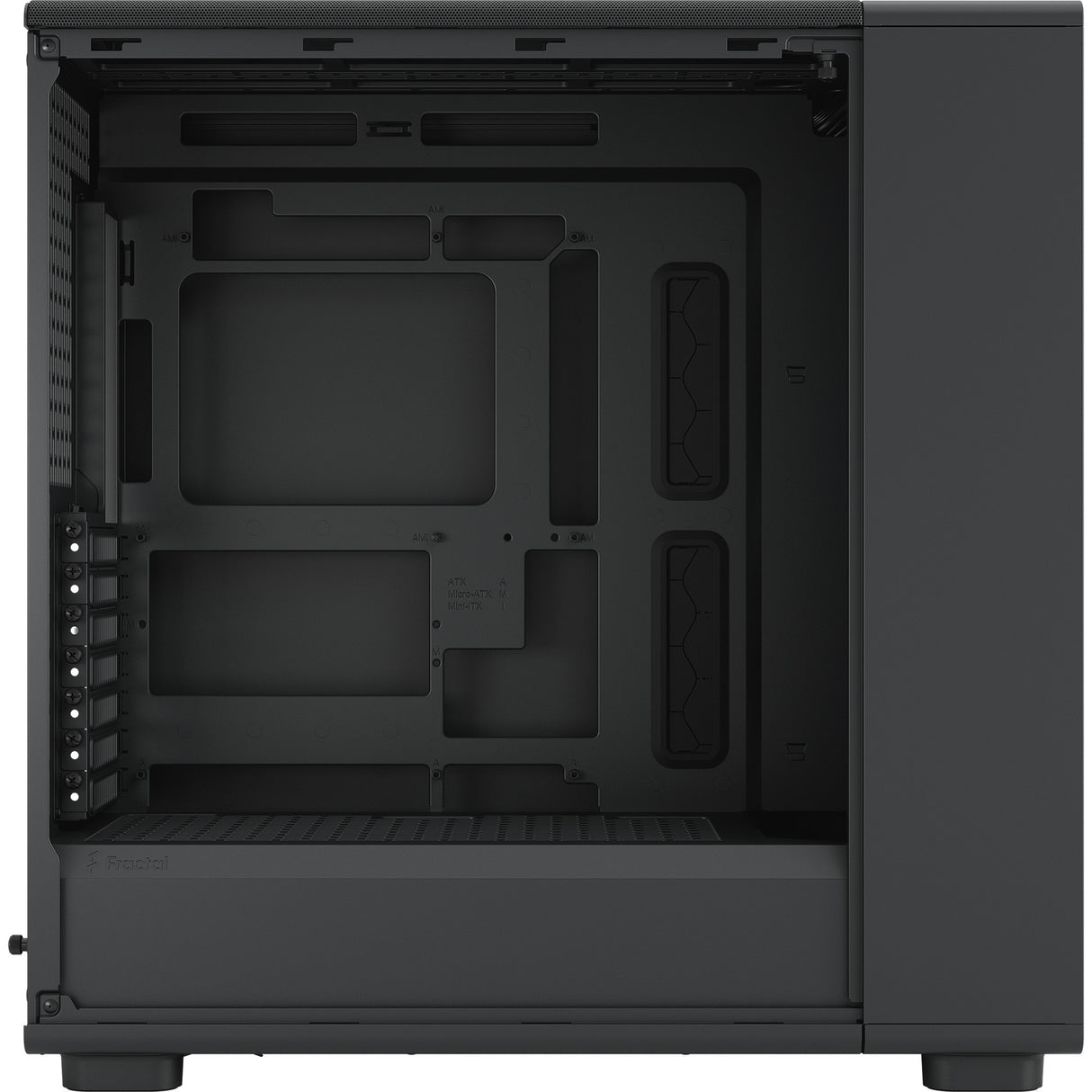 Fractal design epoch xl tg rgb midi tower behuizing (zwart | 2x usb-a | 1x usb-c | rgb | tempered glass)