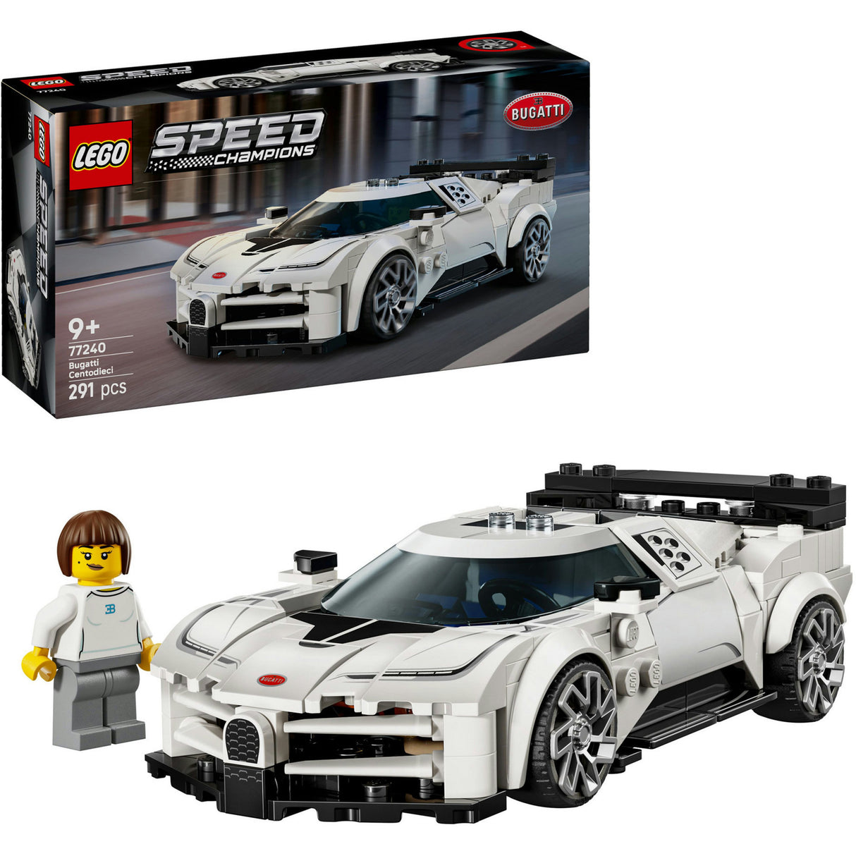 Lego® Speed Champions Bugatti Centodieci Hypersportwagen – 77240