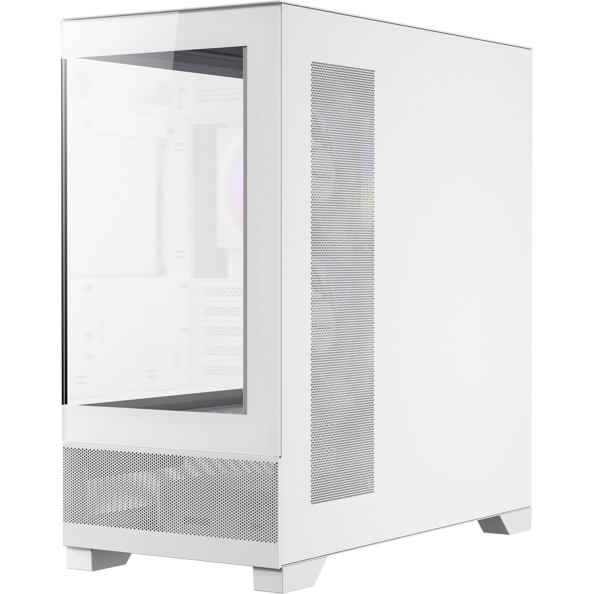 Antec cx500m argb Mini-Tower-Gehäuse (weiß | 2x USB-A | 1x USB-C | gehärtetes Glas)