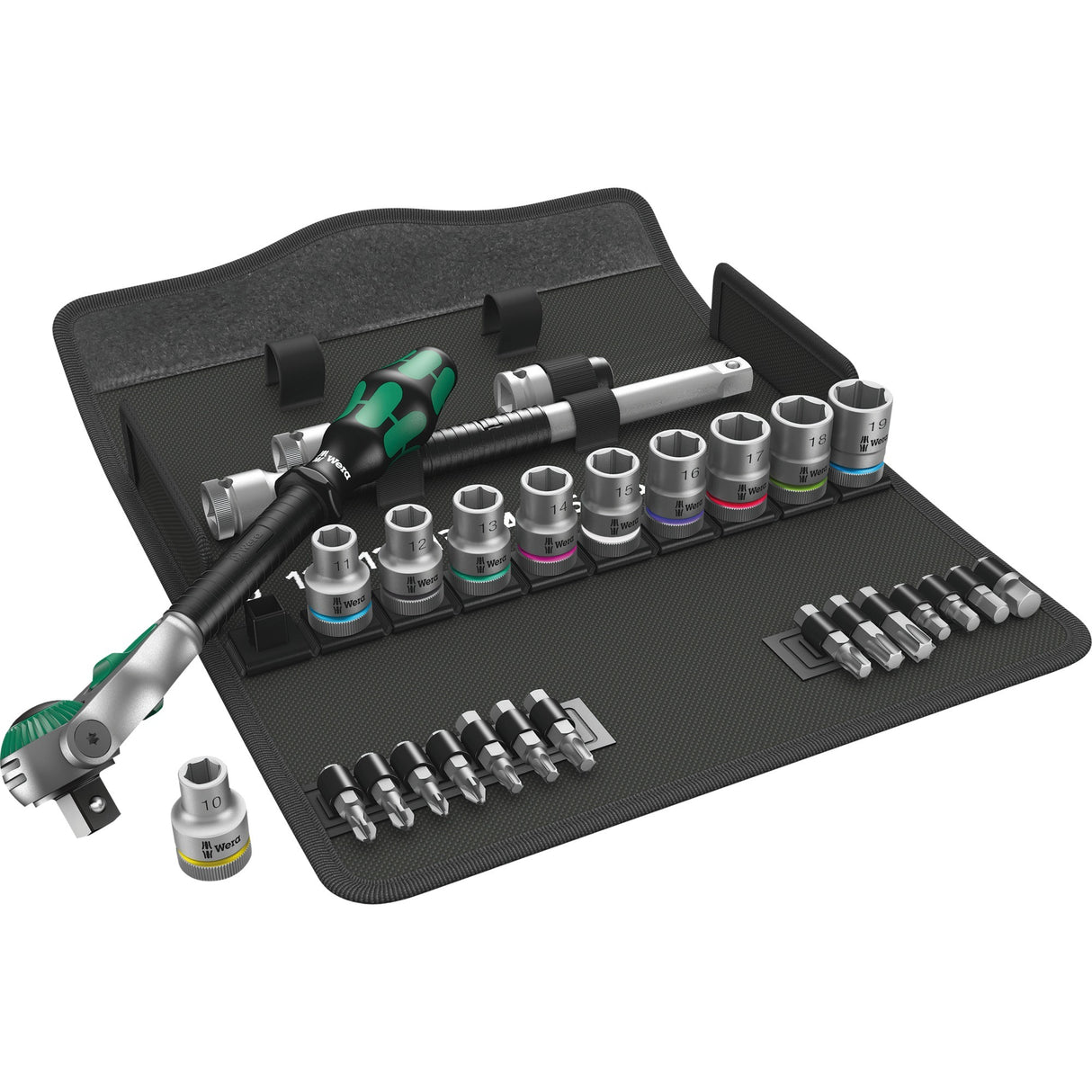 Wera 8100 SC 6 Zyklop Speed Rattels Set, 1 2 Laufwerk
