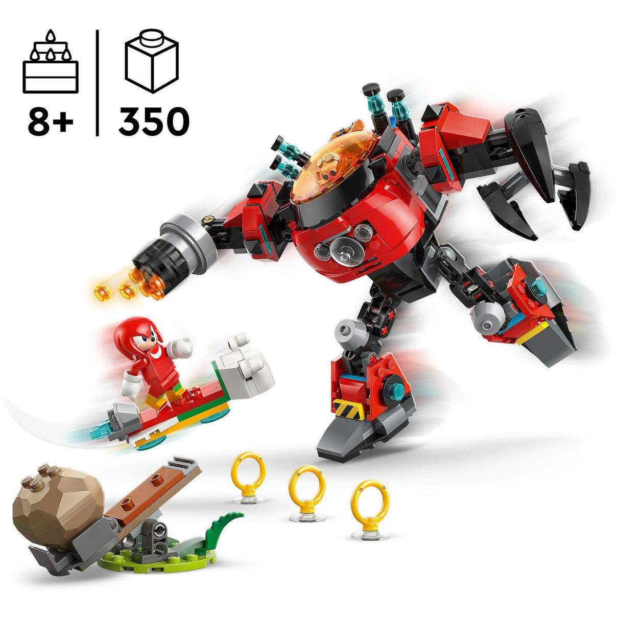 Lego Sonic 77005 Knuckles vs. Dr. Eggman Egg Crusher Mech