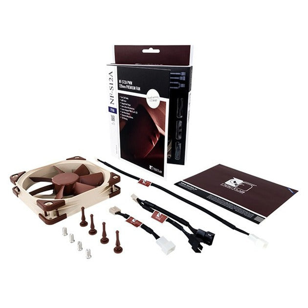 Noctua nf-s12a pwm-Gehäuselüfter (braun, 120 x 120 x 25 mm)