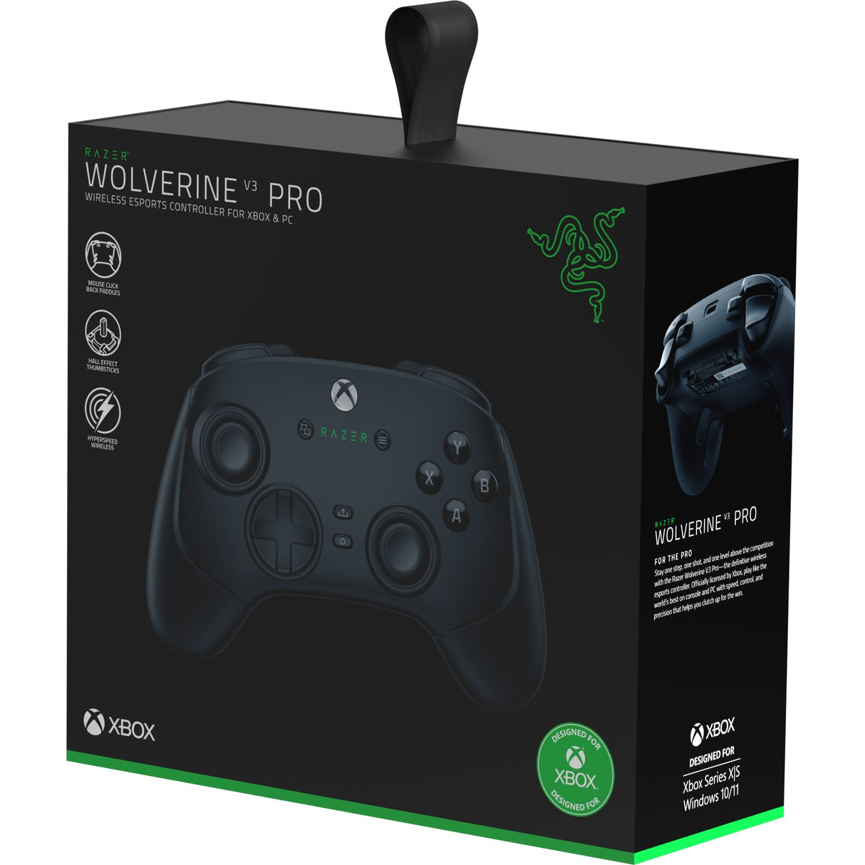 Razer Wolverine V3 Pro Gamepad (Schwarz, Xbox, PC)