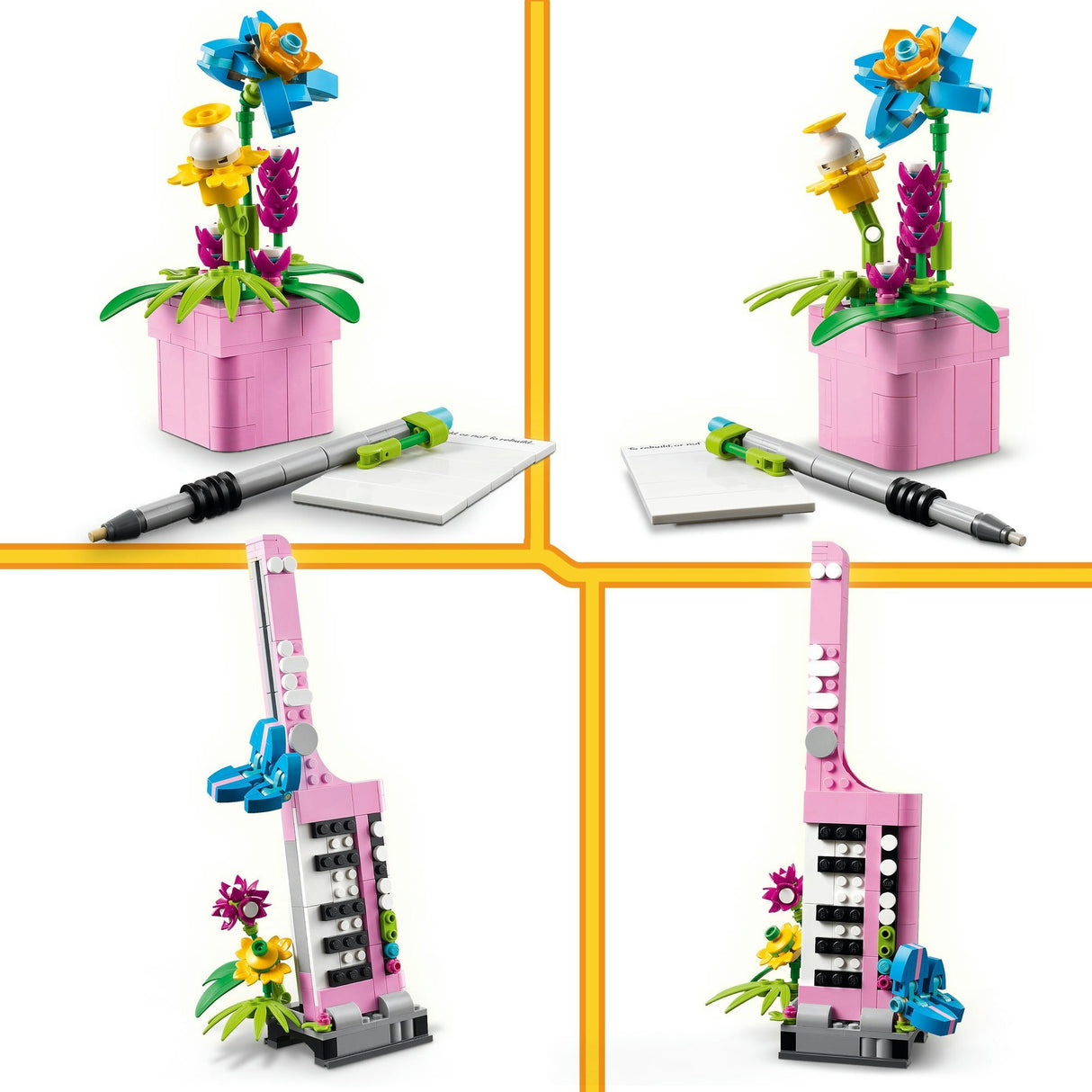 Lego Creator 31169 Schreibmaschine mit Blumen