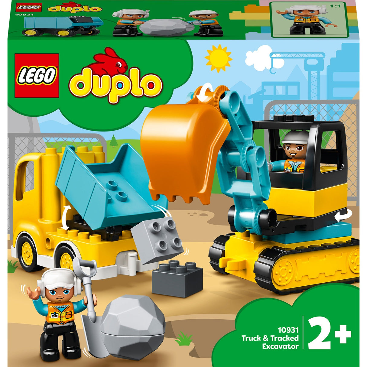 LEGO 10931 Duplo Truck Bagger mit Raupen