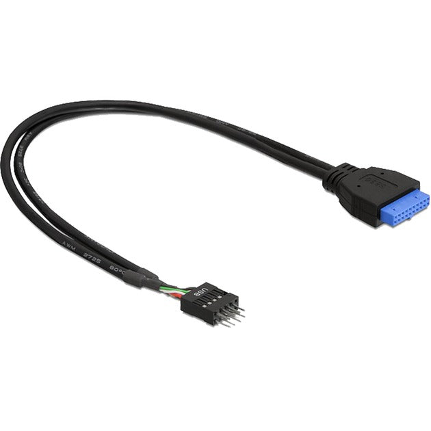 Delock USB 3.0 > USB 2.0 Header-Adapter (schwarz, 0,3 Meter)