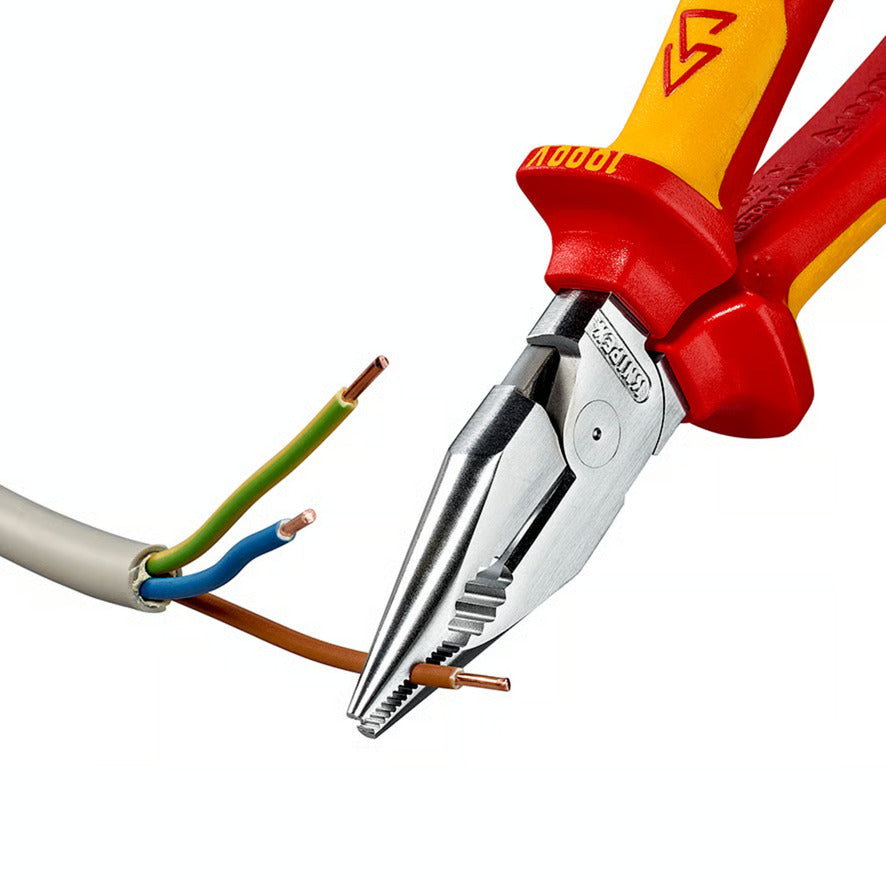 Knipex Spitzkombizange Kombizange (rot gelb)