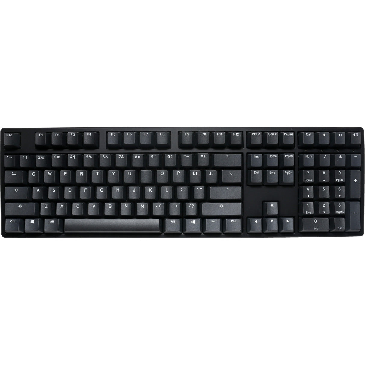 Ducky origin phantom black mechanisch toetsenbord (zwart, us lay-out (qwerty), cherry mx brown, 100%, hot swap, pbt double-shot keycaps)