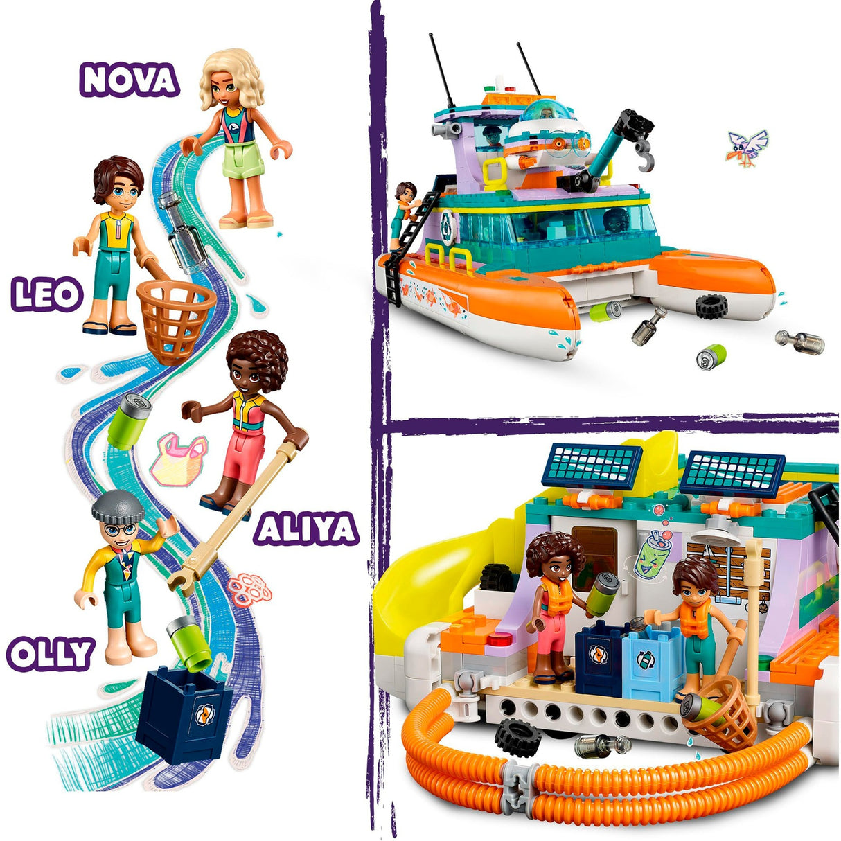 Lego Friends – Bauspielzeug Seenotrettungsboot (41734)
