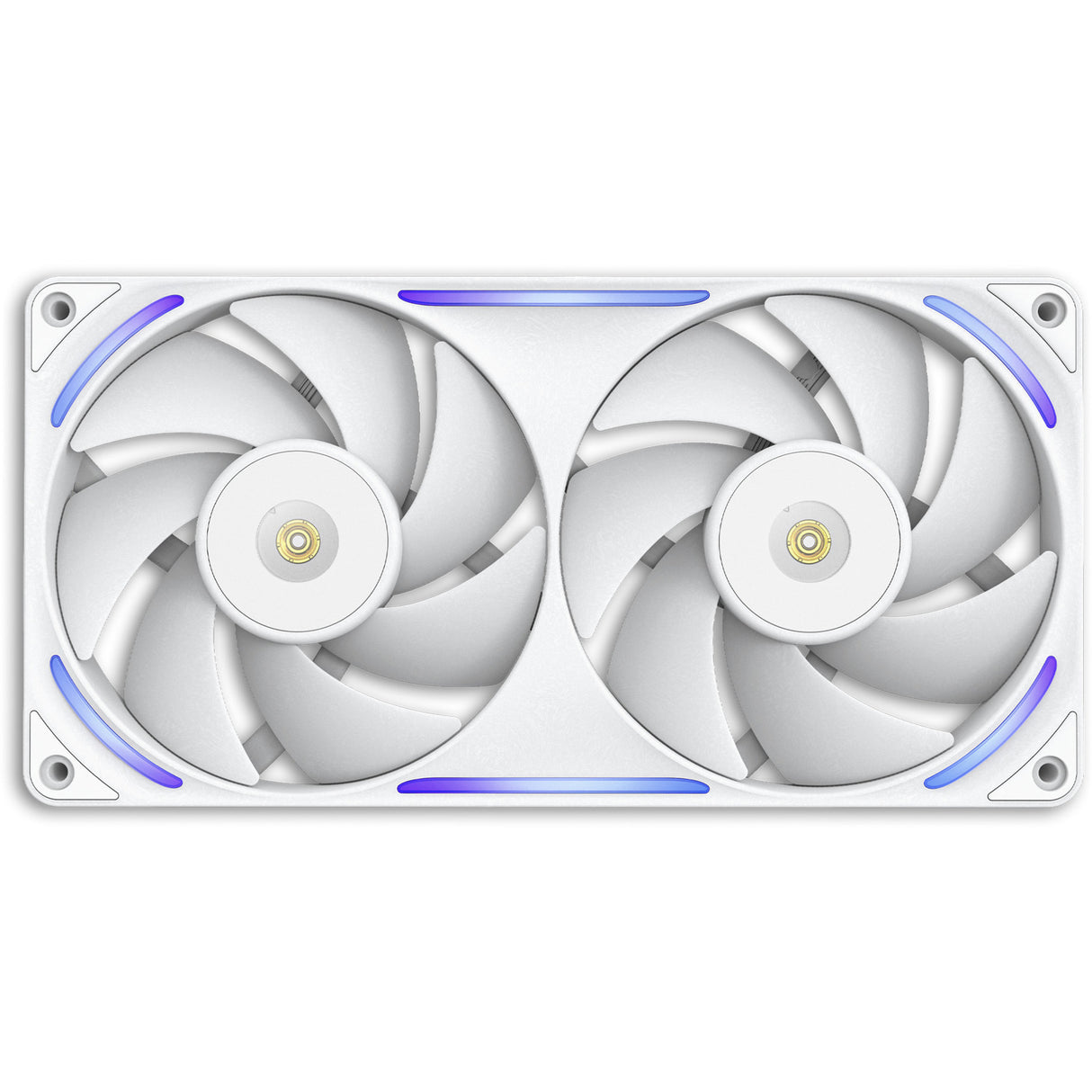 Nzxt performance fan f280x rgb case fans (wit, 2 stuks, 280 x 140 x 30 mm, pwm)