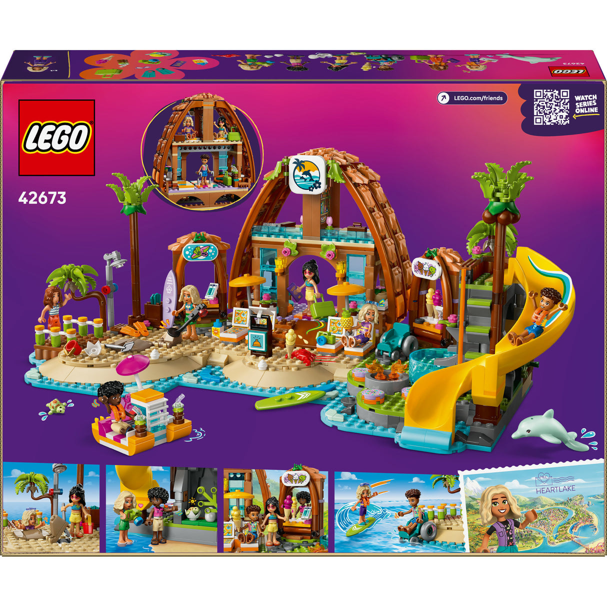 Lego Friends 42673 Familienferien-Strandresort