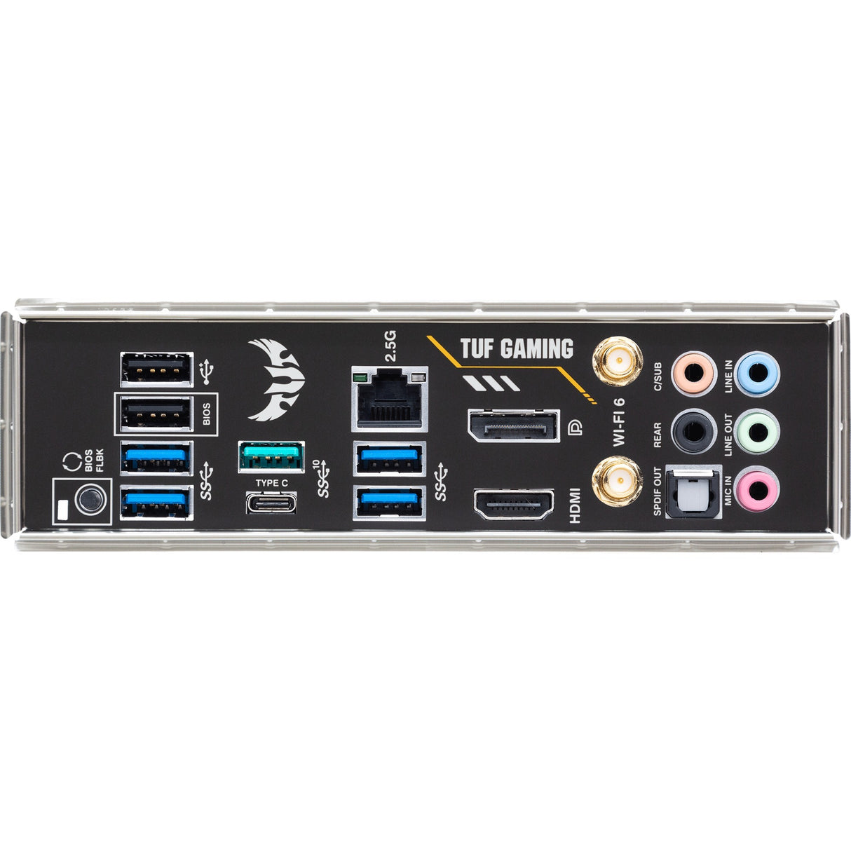 Asus Tuf Gaming B550-Plus WiFi II Sockel AM4 Motherboard (Schwarz, RAID, GB-LAN, WiFi 6, BT, Sound, ATX)