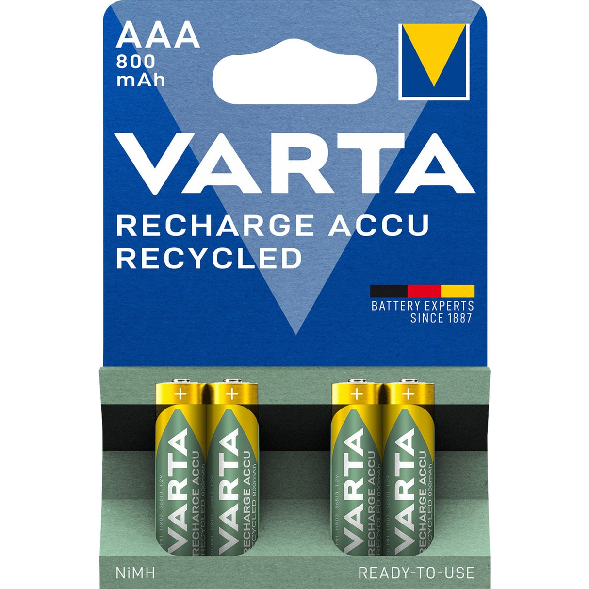 Wiederaufladbarer AAA-Akku – NiMH