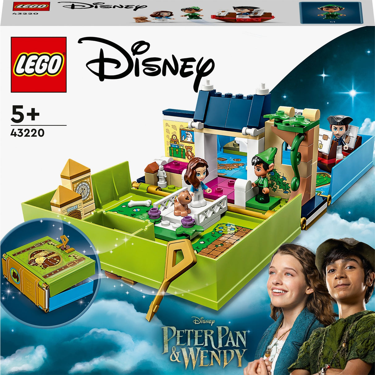 Lego Disney - Peter Pan Wendy's Storybook Adventure Konstruktionsspielzeug (43220)