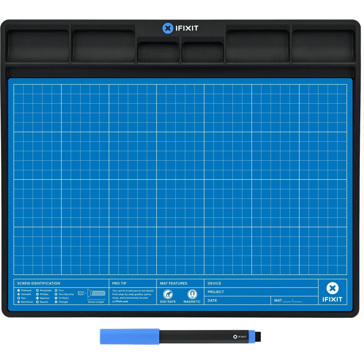 Ifixit Fixmat Schutzmatte (blau schwarz)