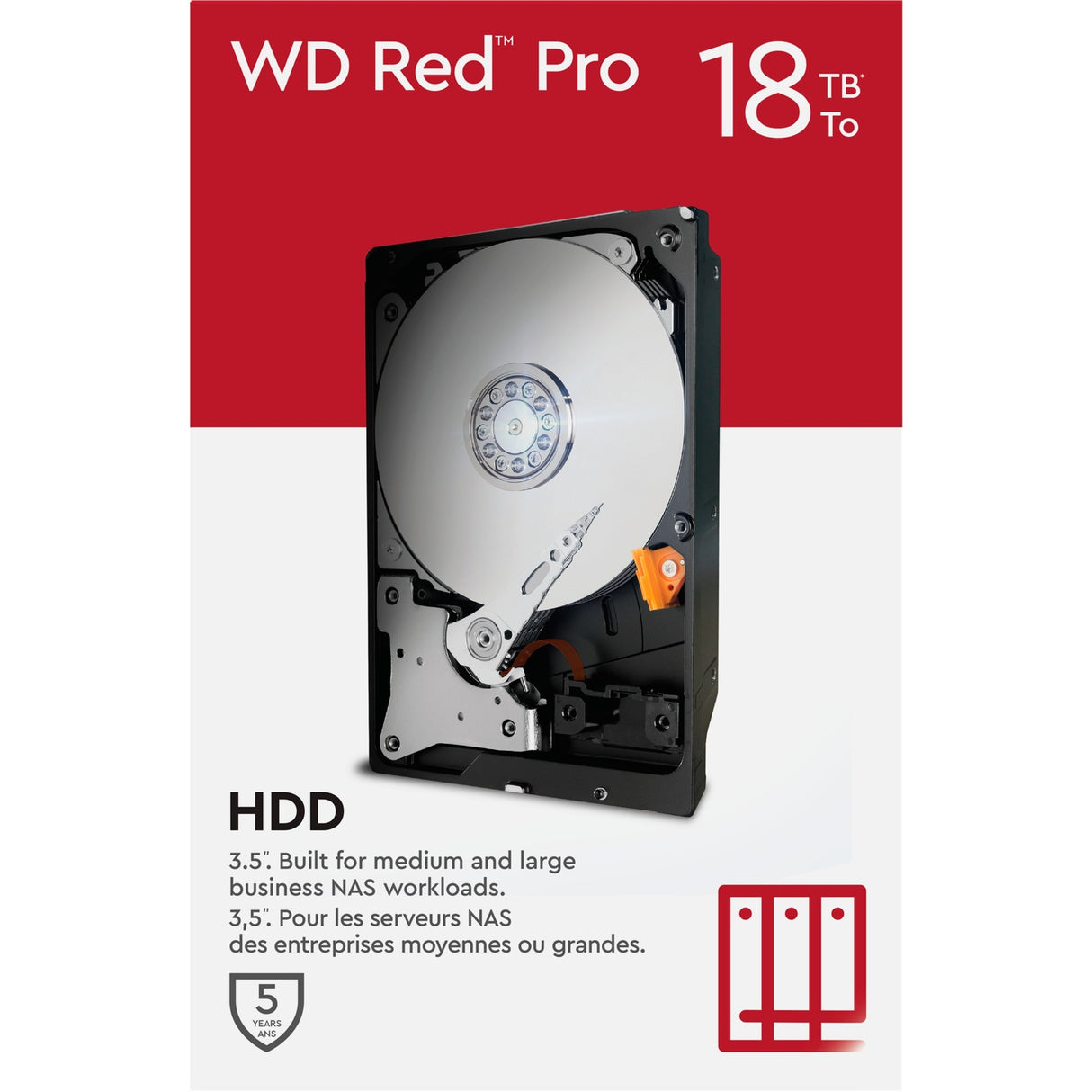 WD Red Pro 18 TB Festplatte (181kfgx, SATA 600, 24 7, AF)