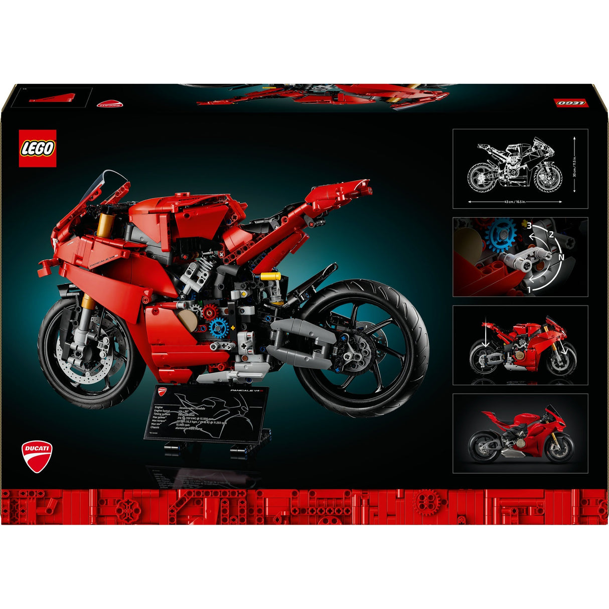 Lego Technic 42202 Ducati Panigale V4 S-Motor
