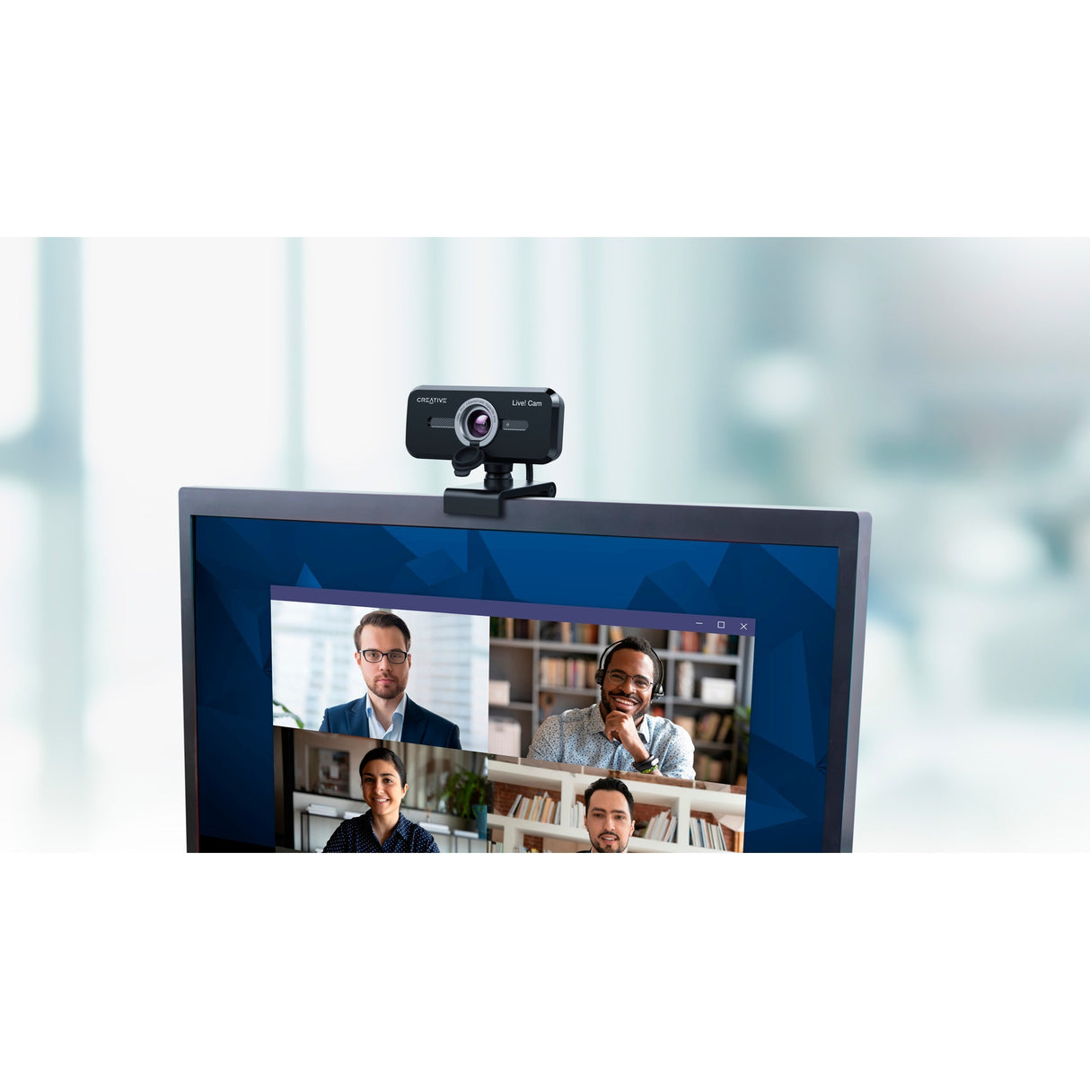 Kreativ leben! Cam Sync 1080p v2 Webcam (schwarz)