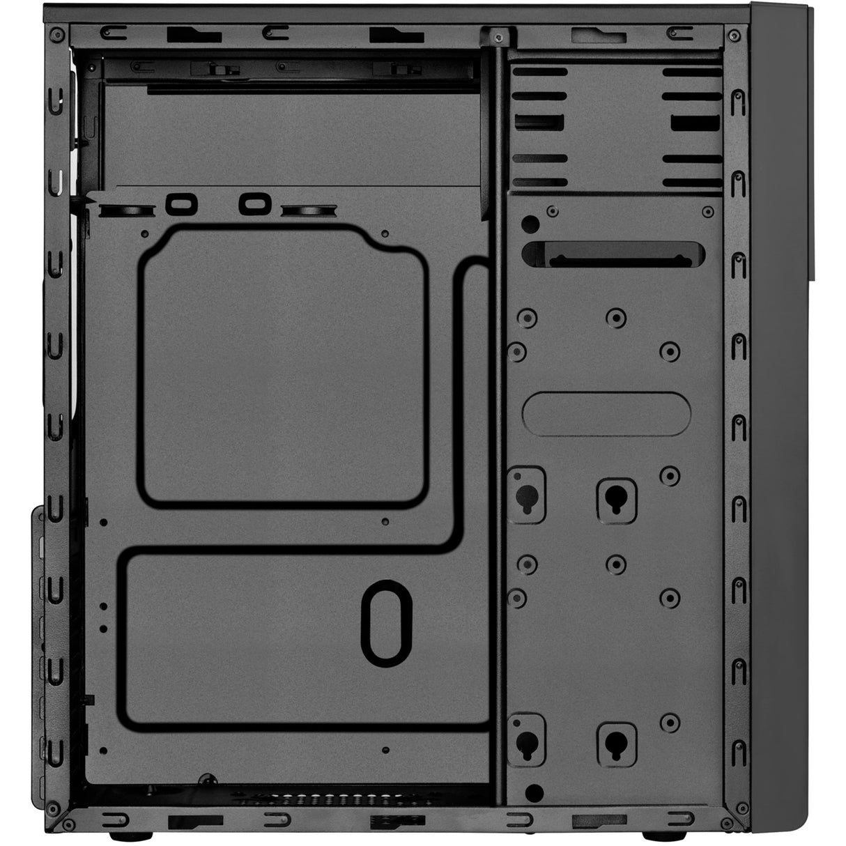 Silverstone sst-ps13b Midi-Tower-Gehäuse (schwarz | 2x USB-A)