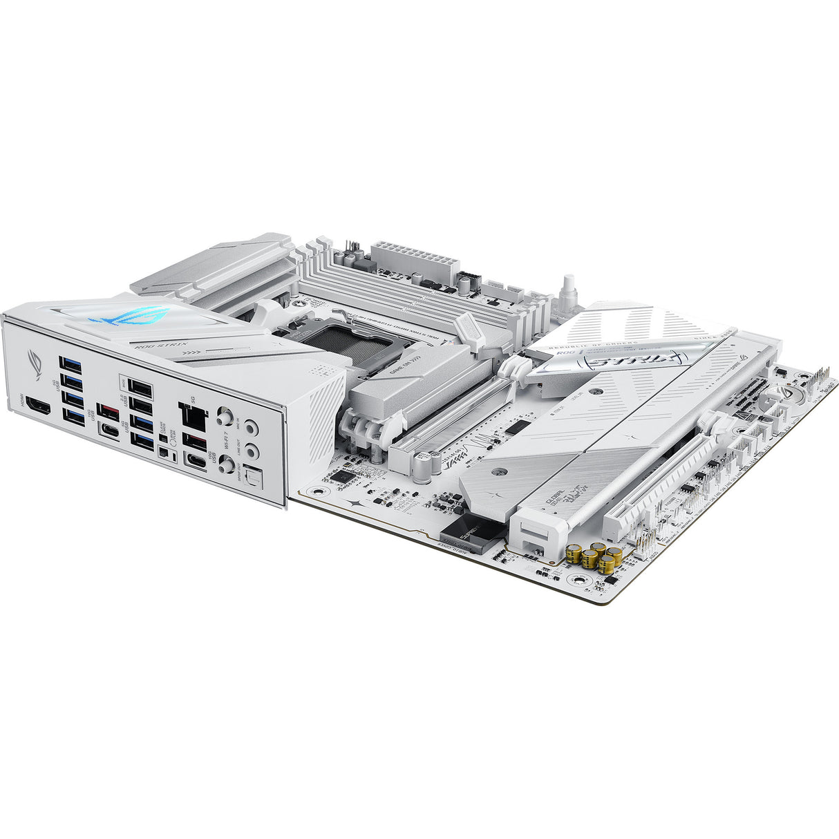 Asus rog strix b850-a gaming wifi7 neo socket am5 moederbord (wit, 5gb-lan, wi-fi 7, bt 5.4, sound, atx)