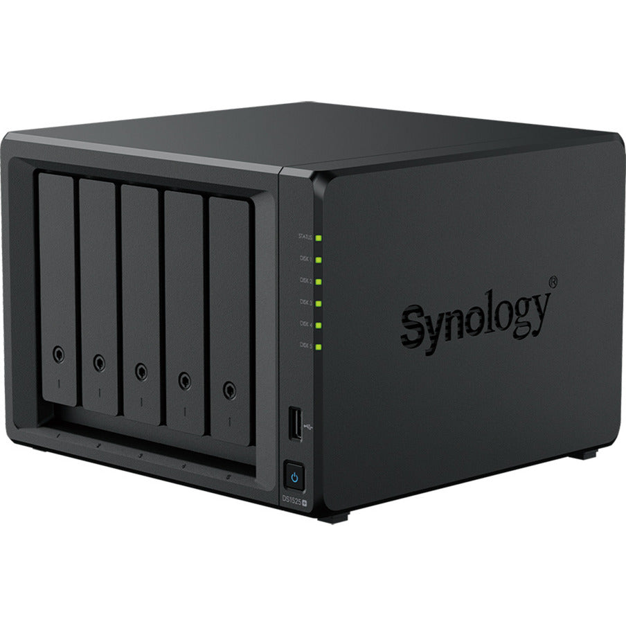Synology Diskstation DS1525+ NAS (schwarz, 2x LAN, USB)