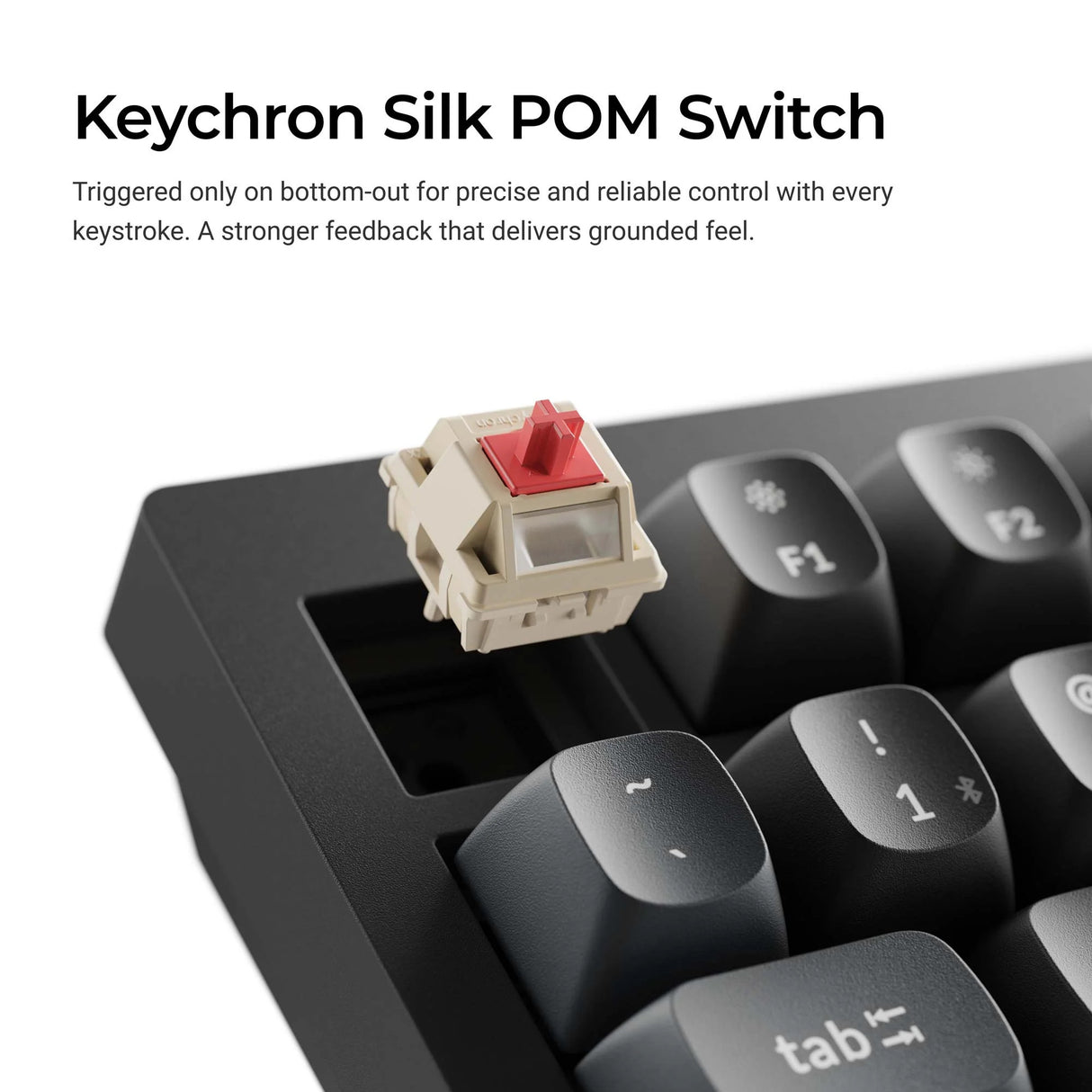 Keychron v1 ultra 8k wireless custom mechanical keyboard (zwart, us lay-out (qwerty), silk pom brown, 75%, rgb, hot swap, 2.4 ghz | bluetooth 5.3 | usb-c)