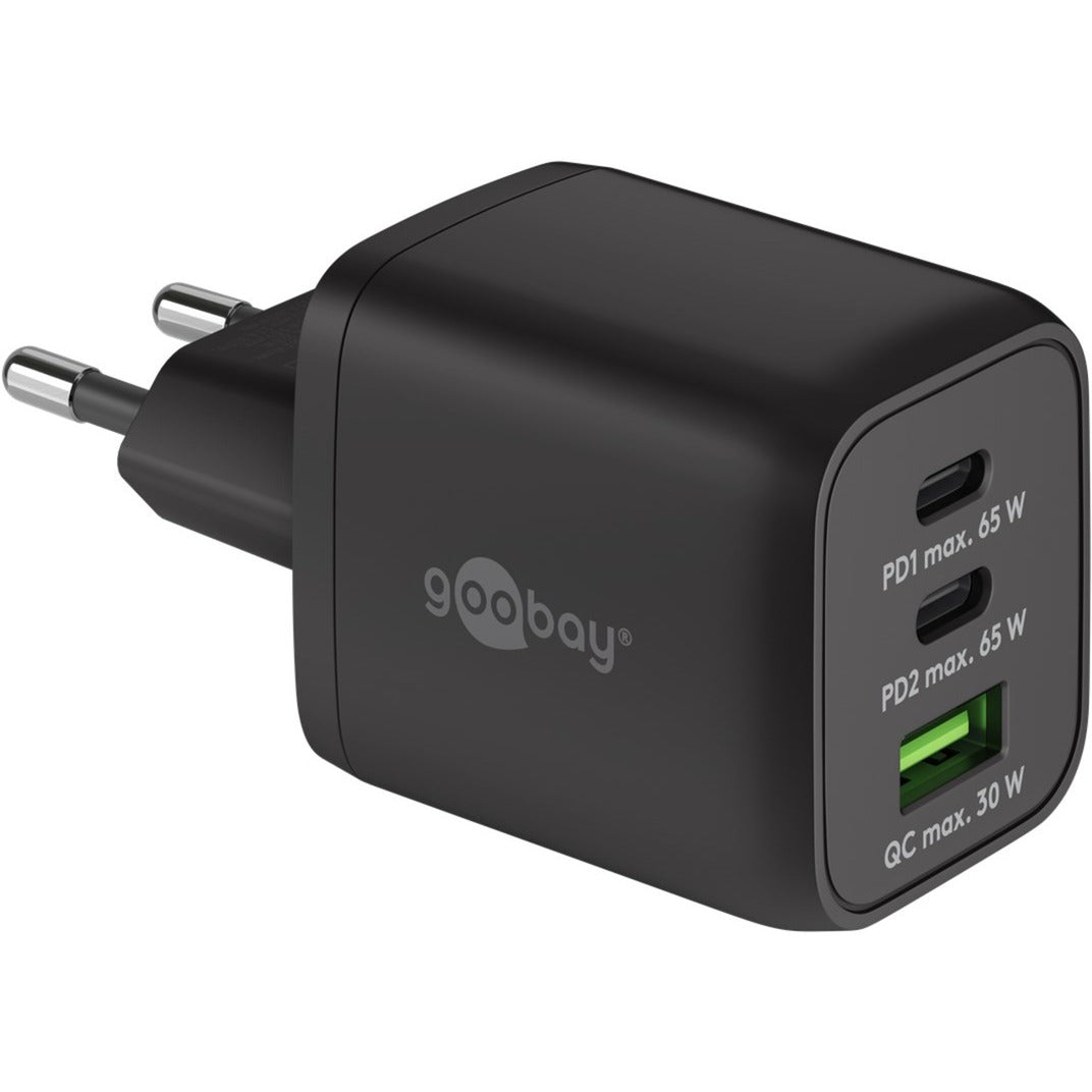 Goobay USB-C Schnellladegerät Nano (65 W) und USB-C Textilkabel