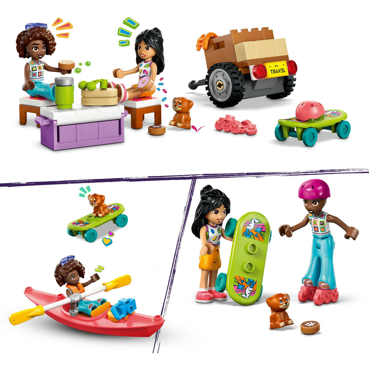 Lego Friends 42659 auf einem gemeinsamen Roadtrip