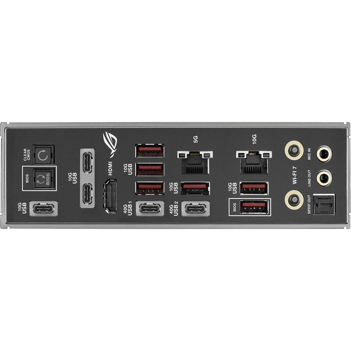 Asus rog crosshair x870e dark hero socket am5 moederbord (raid, 10gb-lan, 5gb-lan, wi-fi 7, bt, sound, atx)