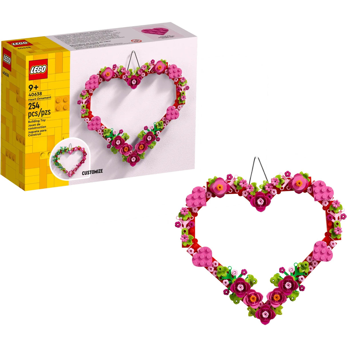 Lego 40638 Jahreszeiten und Anlässe herzförmige Dekoration