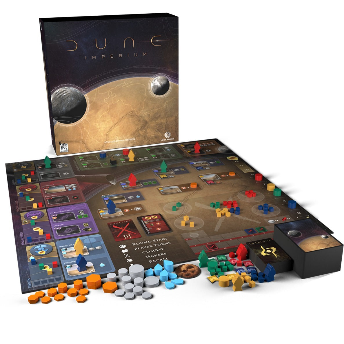 Asmodee Dune: Empire-Brettspiel (englisch, 1 – 4 Spieler, 60 – 120 Minuten, ab 14 Jahren)