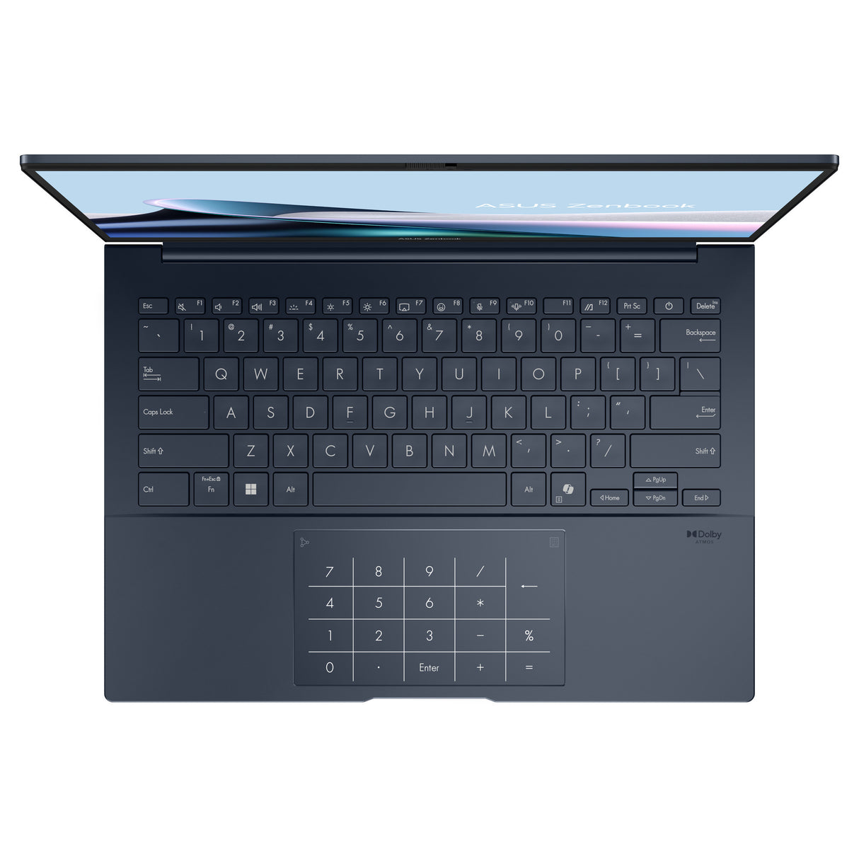 Asus zenbook 14 oled ux3405ca-qd012w 14 laptop (blauw | core ultra 7 255h | arc 140t | 32 gb | 1 tb ssd)