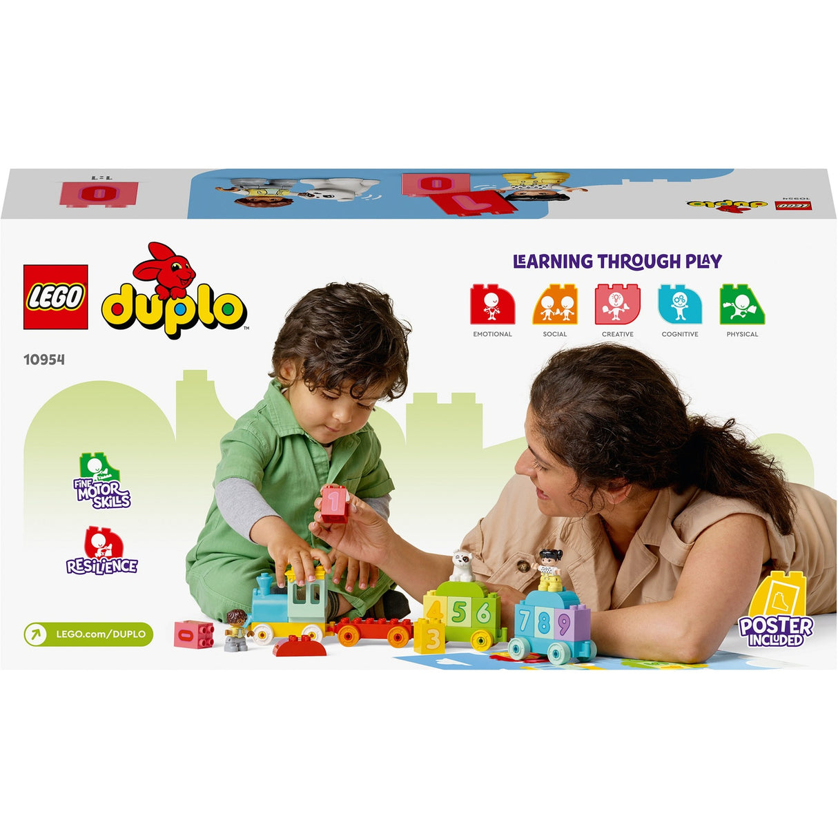 Lego Duplo – Zahlenzug – Zählen lernen, Konstruktionsspielzeug (10954)