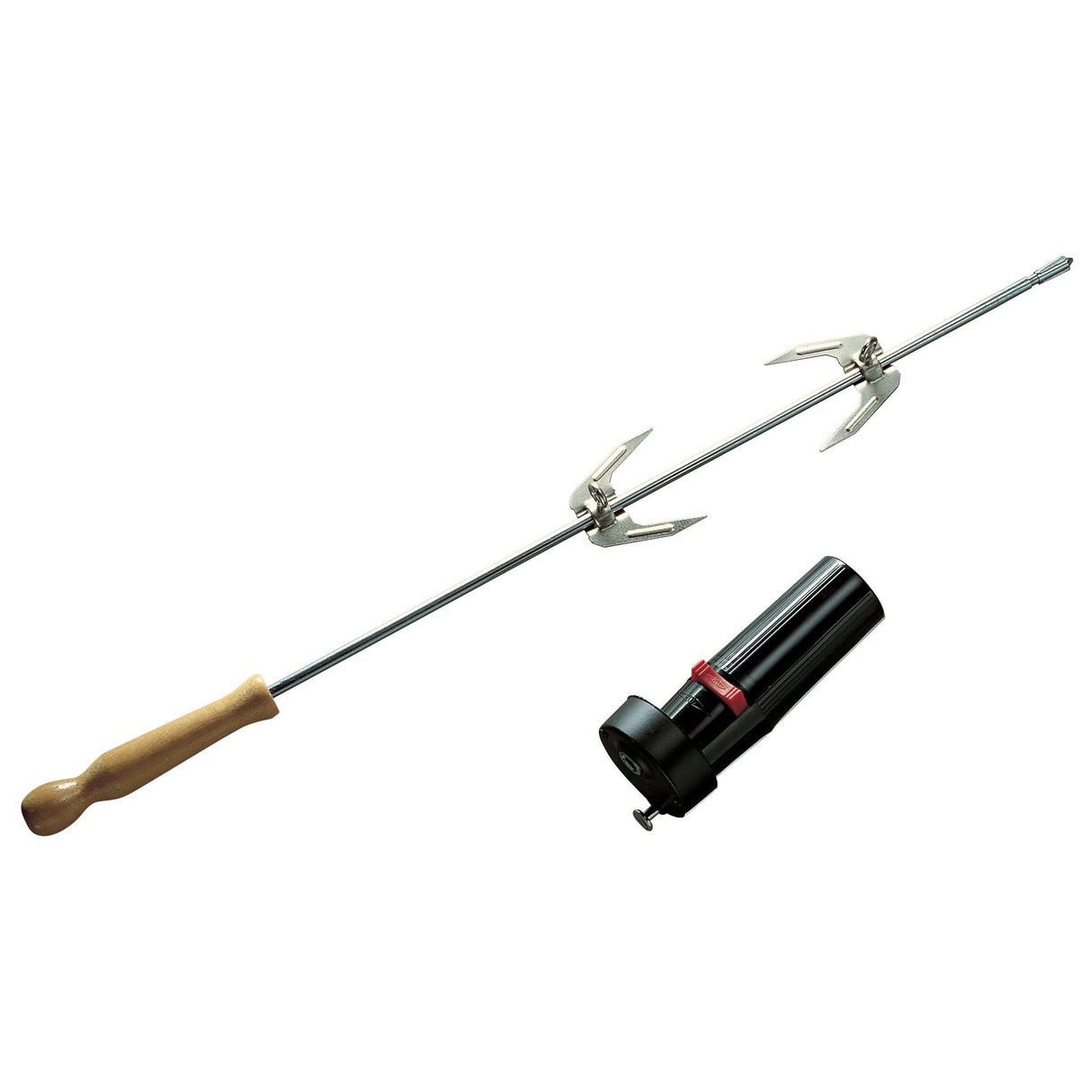 Barbecook Universal-Rotisserie-Spieß mit Motor für Holzkohlegrill
