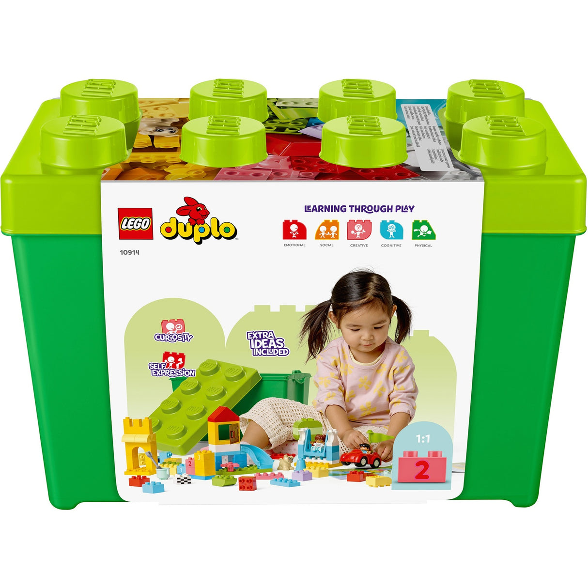Lego Duplo – Luxus-Aufbewahrungsbox für Konstruktionsspielzeug (10914)